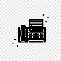 fax machine, faxes, faxing, faxing machine icon svg