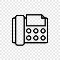 fax machine, fax software, fax service, faxes icon svg