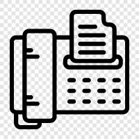 Fax, Faxing, Faxing Machine, Fax Machine icon svg