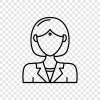 Female Avatar, Feminine Avatar, Female Warrior, Amazon icon svg