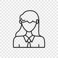 Female avatar, Female avatars, Female gamers, Female gamers online icon svg