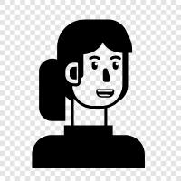 Female avatar, Female gamers, Gamer girl, Gamer girl image icon svg