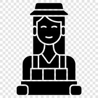 Female, Feminine, Womanhood, Womanhood Issues icon svg