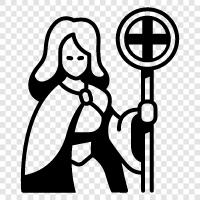 female priest, female ministers, female clergy, female religious icon svg