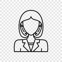 Female Short Hair, Short Hair Woman Pictures, Short Hair Women, Short Ha icon svg