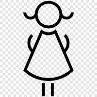 females, woman, young women, girls icon svg