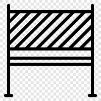 Zaun, Wand, Obstruktion, Obstruktionismus symbol