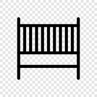 Zaun für Schlafzimmer, Privatsphäre Zaun für Schlafzimmer, Baby Zaun für Schlafzimmer, Hund symbol