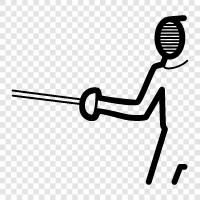 Fencing Equipment, Fencing Supplies, Fencing Schools, Fencing icon svg