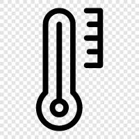 температура, пероральная, ректальная, термометр Значок svg