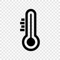 Fieber, Körper, Temperatur, App symbol