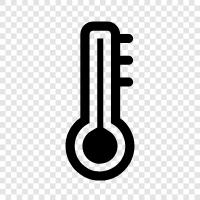 термометр температуры, мгновенный термометр, детектор температуры, монитор температуры Значок svg