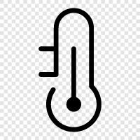 fever, body temperature, weather, health icon svg