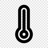 fever, body temperature, oral temperature, Thermometer icon svg