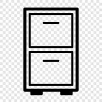 Домашнее шкафное шкафчик, шкафное шкафчик, размер шкафчика файлов, шкаф файлов Значок svg