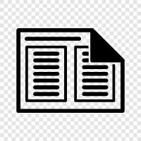 файл, pdf, текст, управление документооборотом Значок svg