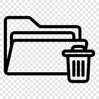 file, recycle, delete, recycle bin icon svg