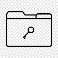 file, folder, storage, personal icon svg