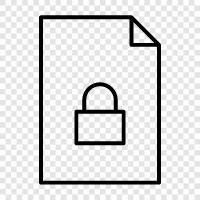 file lock, security, password, encryption icon svg