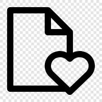 Datei Liebe, Datei lieben, Datei lieben Brief, Datei speichern symbol