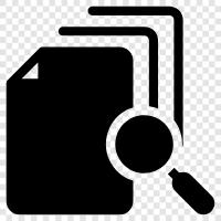 file search, find files, find files on computer, file search engines icon svg
