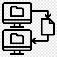 File Sharing, File Transfer Protocol, FTP, SFTP icon svg