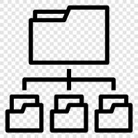 File System, Storage, Backup, Files icon svg