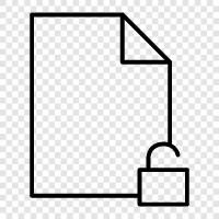 file unlock, unlock file, file unlocker, file unlocked icon svg