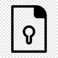 FileLock, File Security, Lock Files icon svg