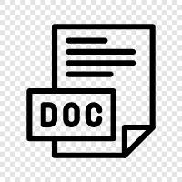 filetypes, pdf, docx, doc icon svg