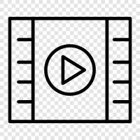 film, movie, clip, tape icon svg