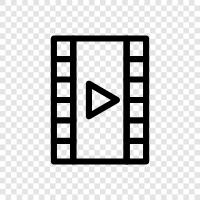 film, cinema, video editing, video production icon svg