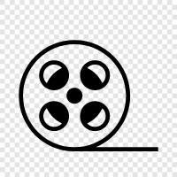 Filmstreifen, Fotografie, Filmfilm, Filmrolle symbol