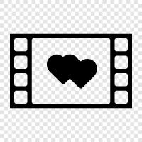 film, movie, movie house, theater icon svg