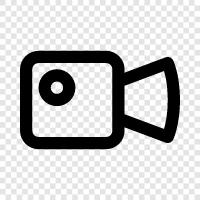 filming, photography, digital video, video editing icon svg