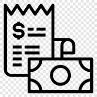 finance, budget, spending, revenue icon svg