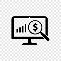 financial analysis, income statement, balance sheet, cash flow icon svg