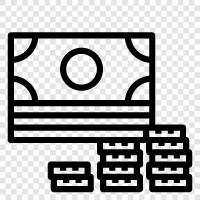 financial, budget, investments, stocks icon svg