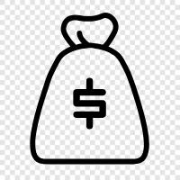 financial, budget, save, spending icon svg