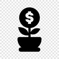 financial, budget, earnings, investments icon svg