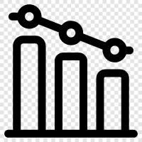 financial, investment, stock, graphs icon svg