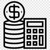 financial stack, personal finance stack, budget stack, investing stack icon svg