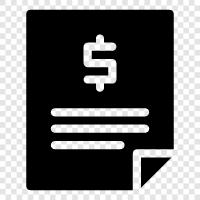 financial statements, balance sheet, income statement, cash flow statement icon svg