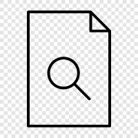 find document online, where is my document, find file document icon svg