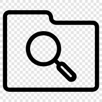 find folder, find files, files search, file search icon svg