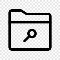 find folders, how to search folders, folder search icon svg