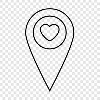 find, track, trace, follow icon svg