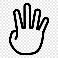 finger, hand, right hand, left hand icon svg