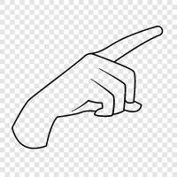 Fingergeste, Geste, Zeichensprache, Emotion symbol