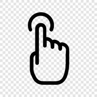 finger snap, finger tap icon svg